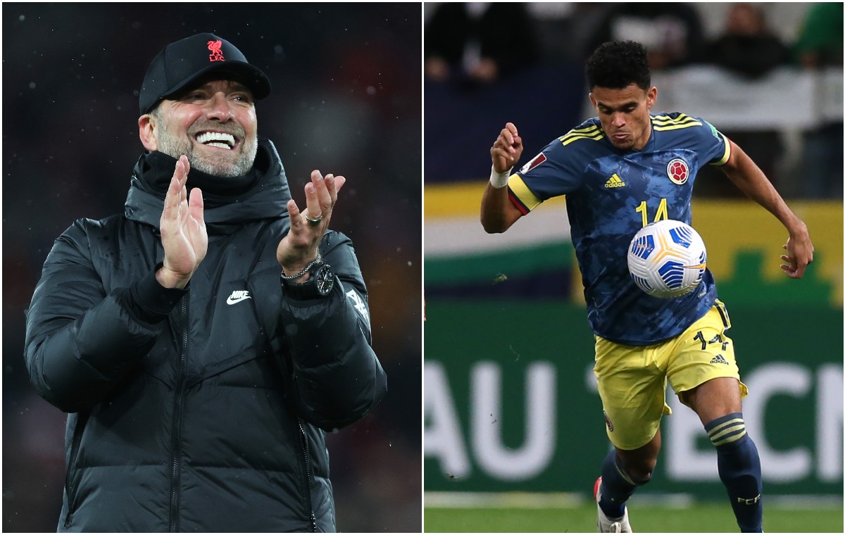 klopp and luis diaz