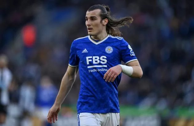 leicester city vs newcastle caglar soyuncu
