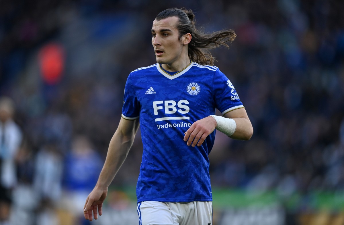 leicester city vs newcastle caglar soyuncu