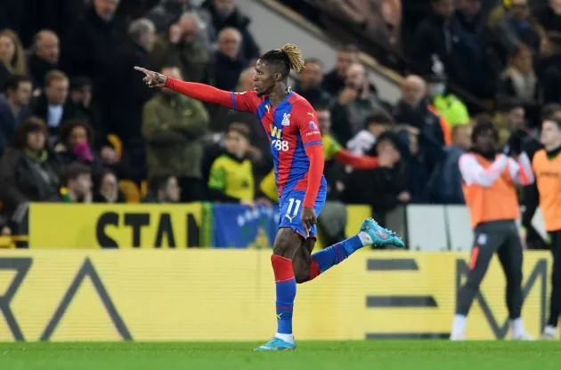 norwich v palace zaha