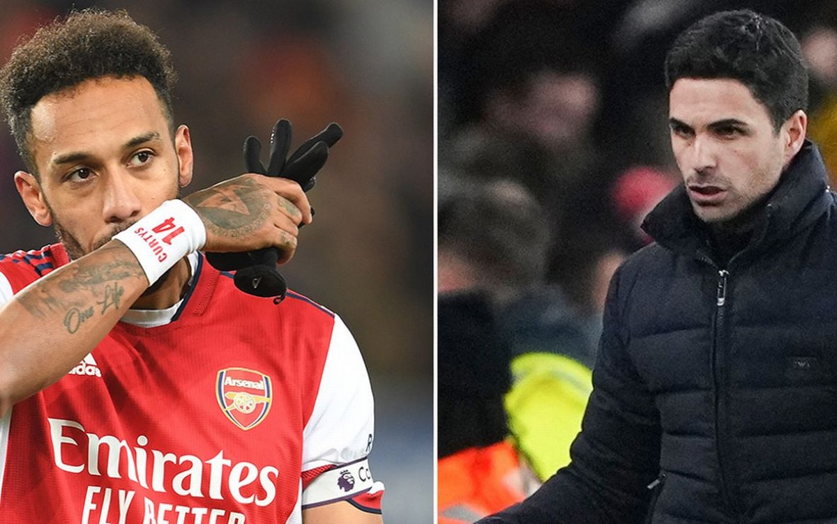 pierre-emerick aubameyang arsenal fc mikel arteta