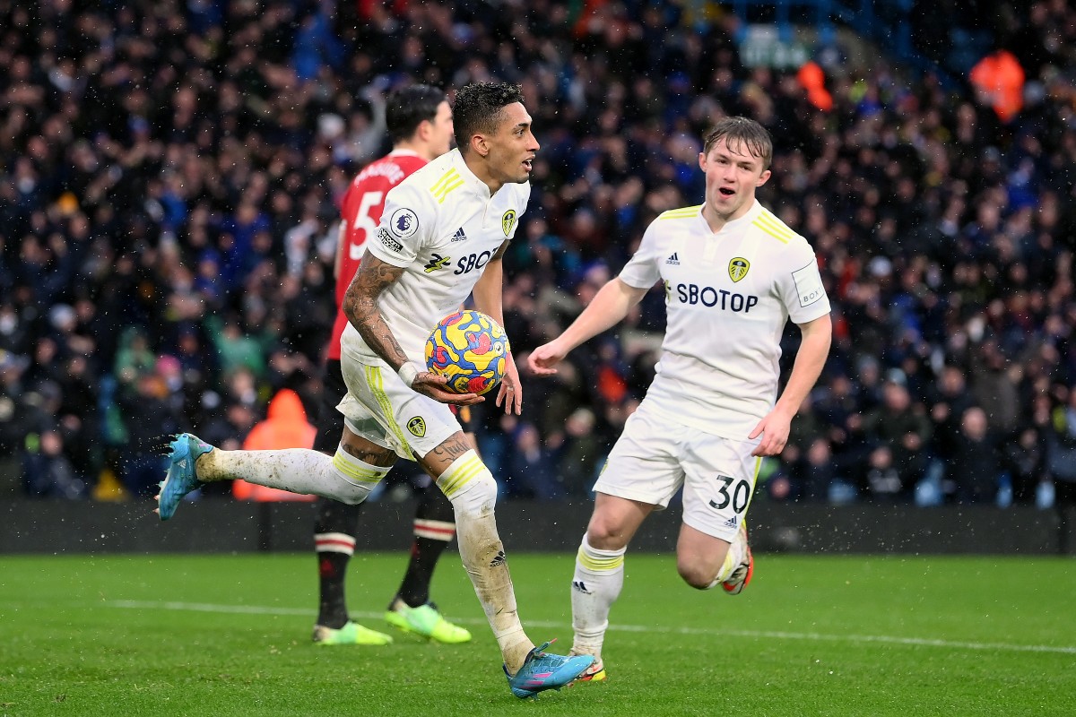 raphinha leeds vs man utd