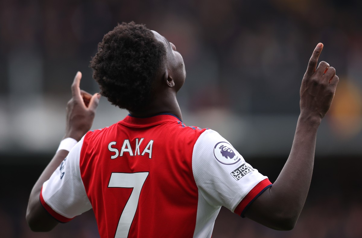 Bukayo Saka celebration Arsenal Bukayo Saka celebration Arsenal