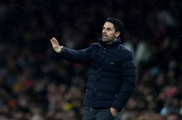 arteta arsenal liverpool 2022