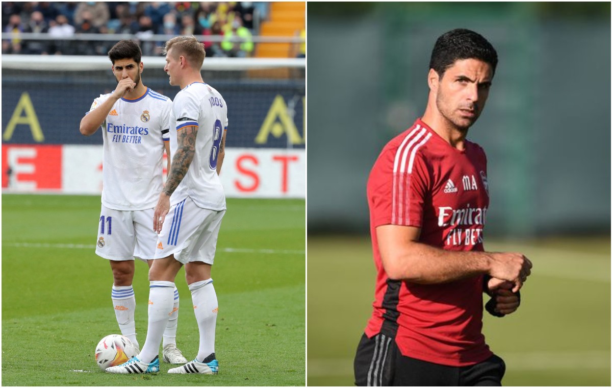 asensio kroos real madrid arteta arsenal