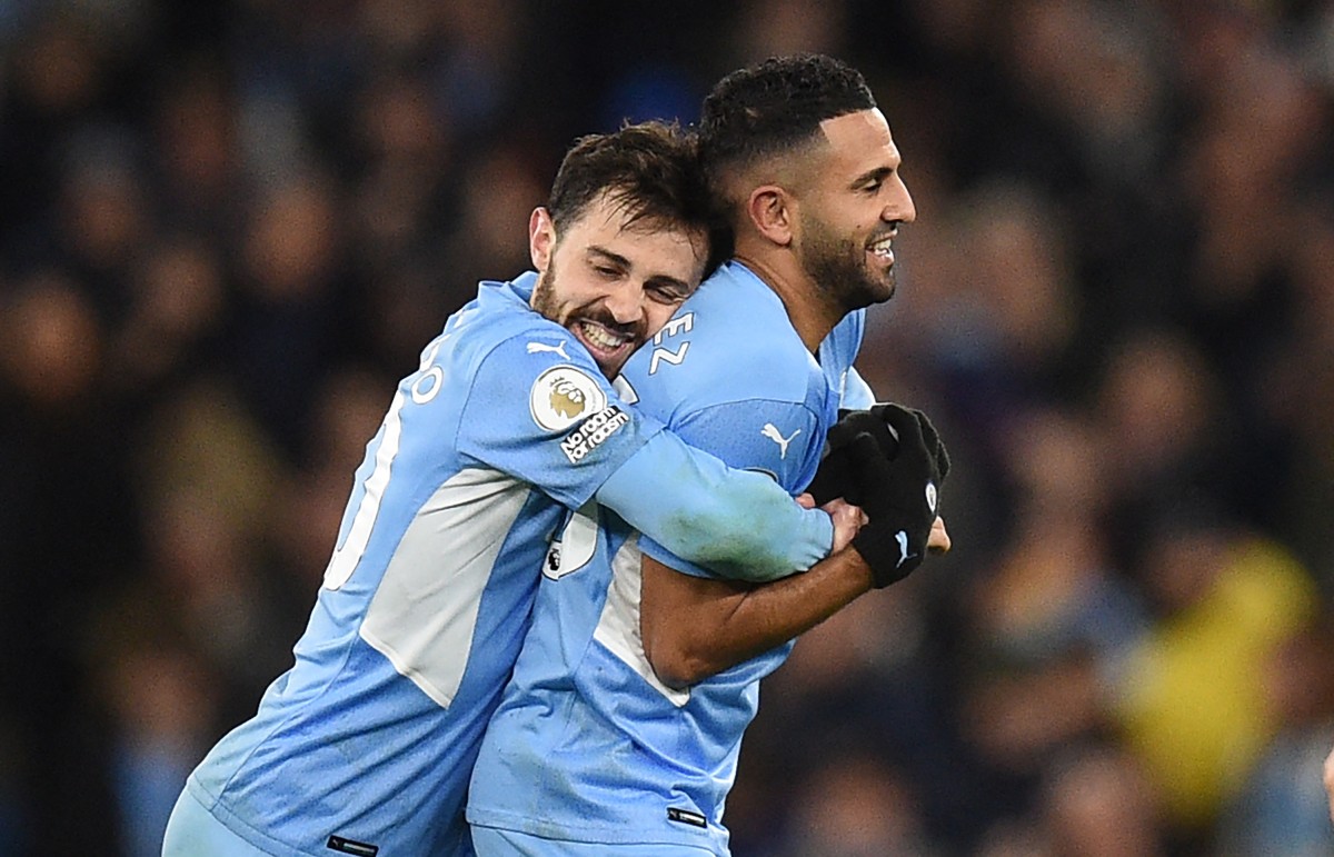 bernardo silva and riyad mahrez