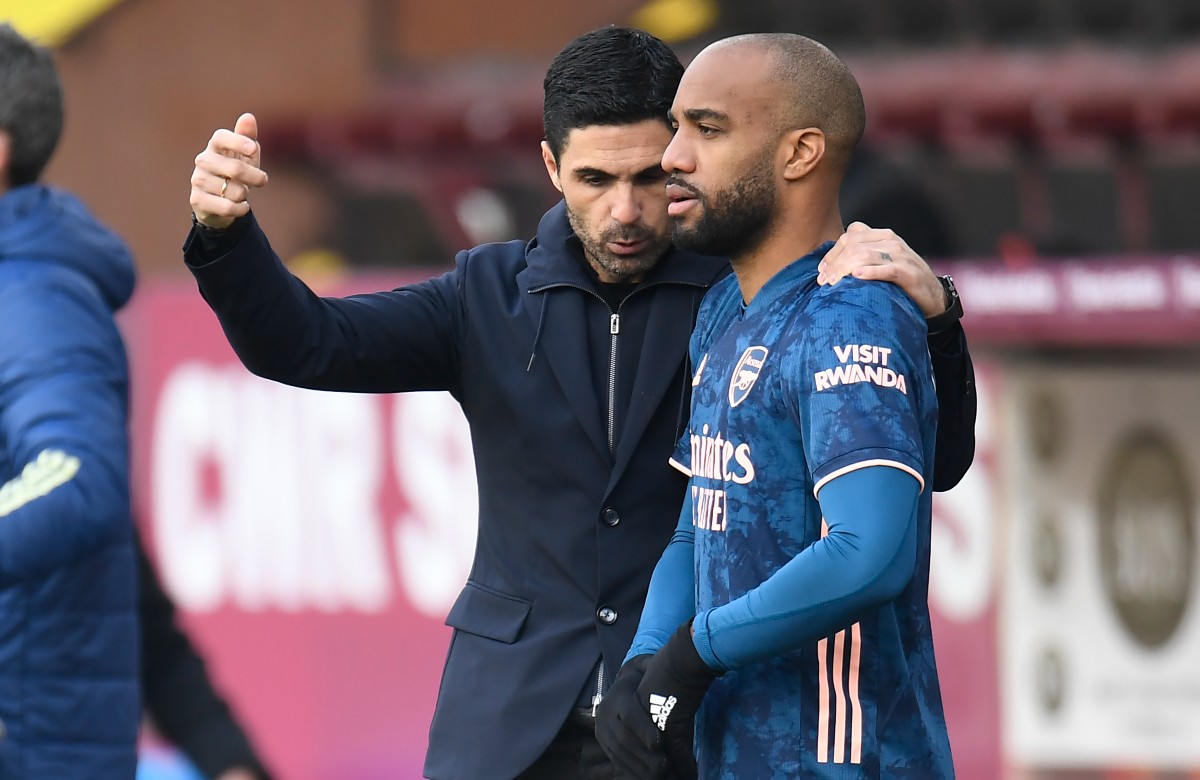 burnley arsenal arteta lacazette