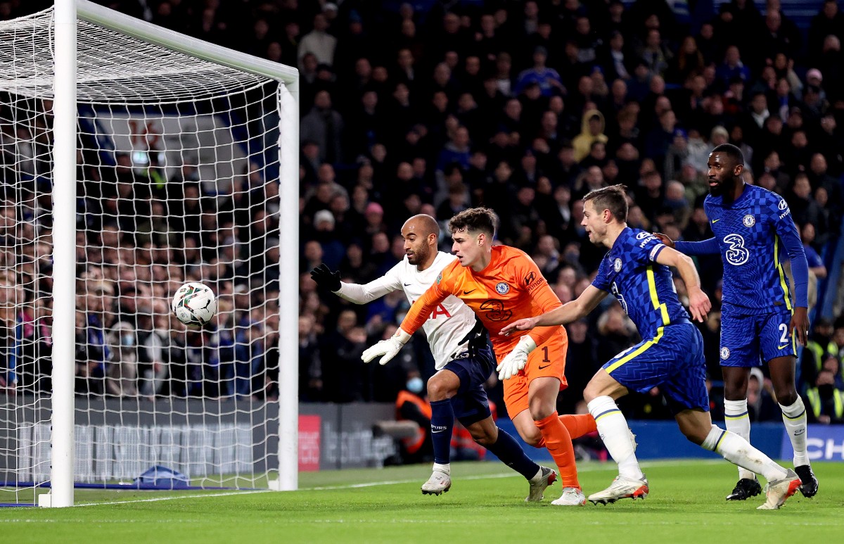 kepa chelsea lucas moura spurs