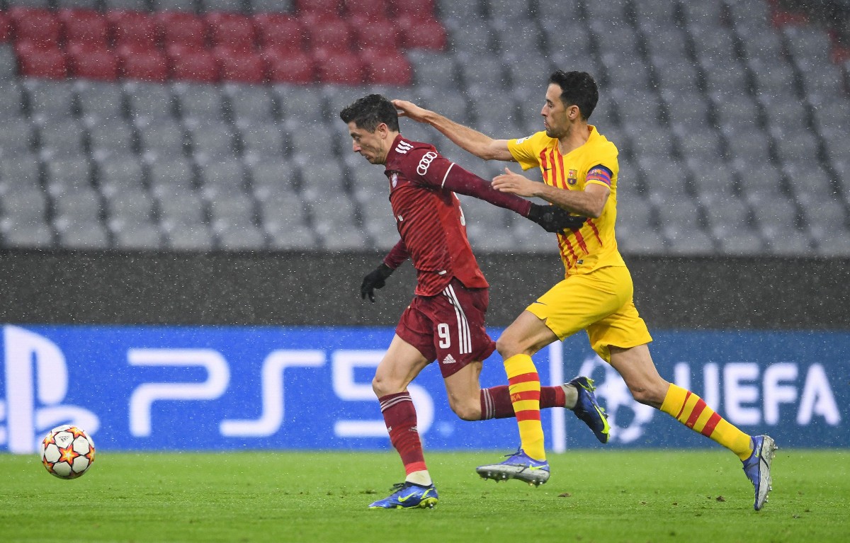 lewandowski vs busquets