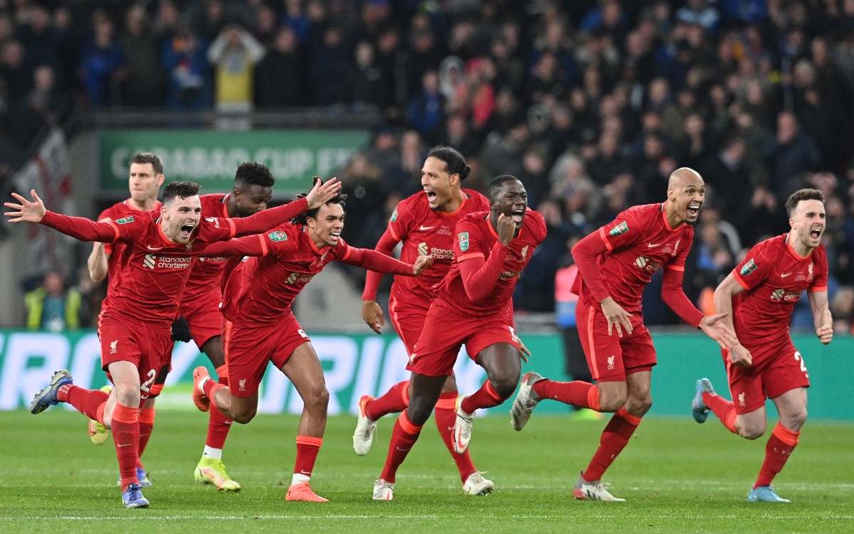 liverpool chelsea celebrations cup final