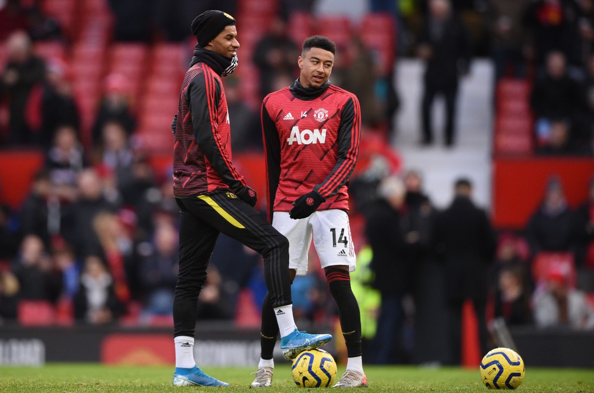 man united vs everton rashford and lingard