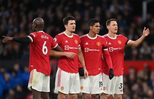 man utd wall pogba maguire varane matic