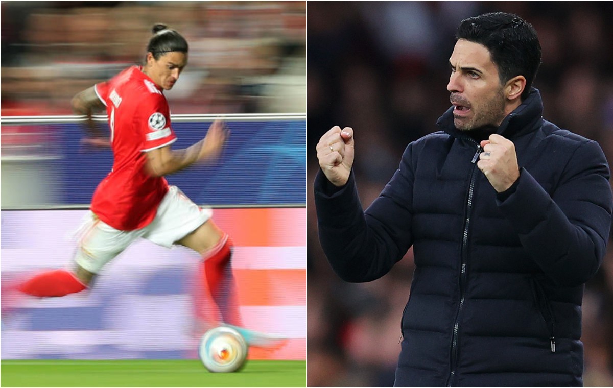 nunez arteta benfica arsenal