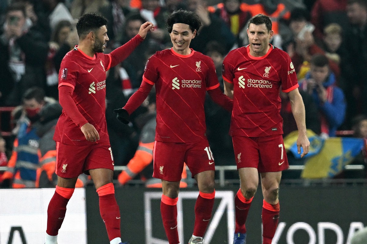 ox minamino milner liverpool fc