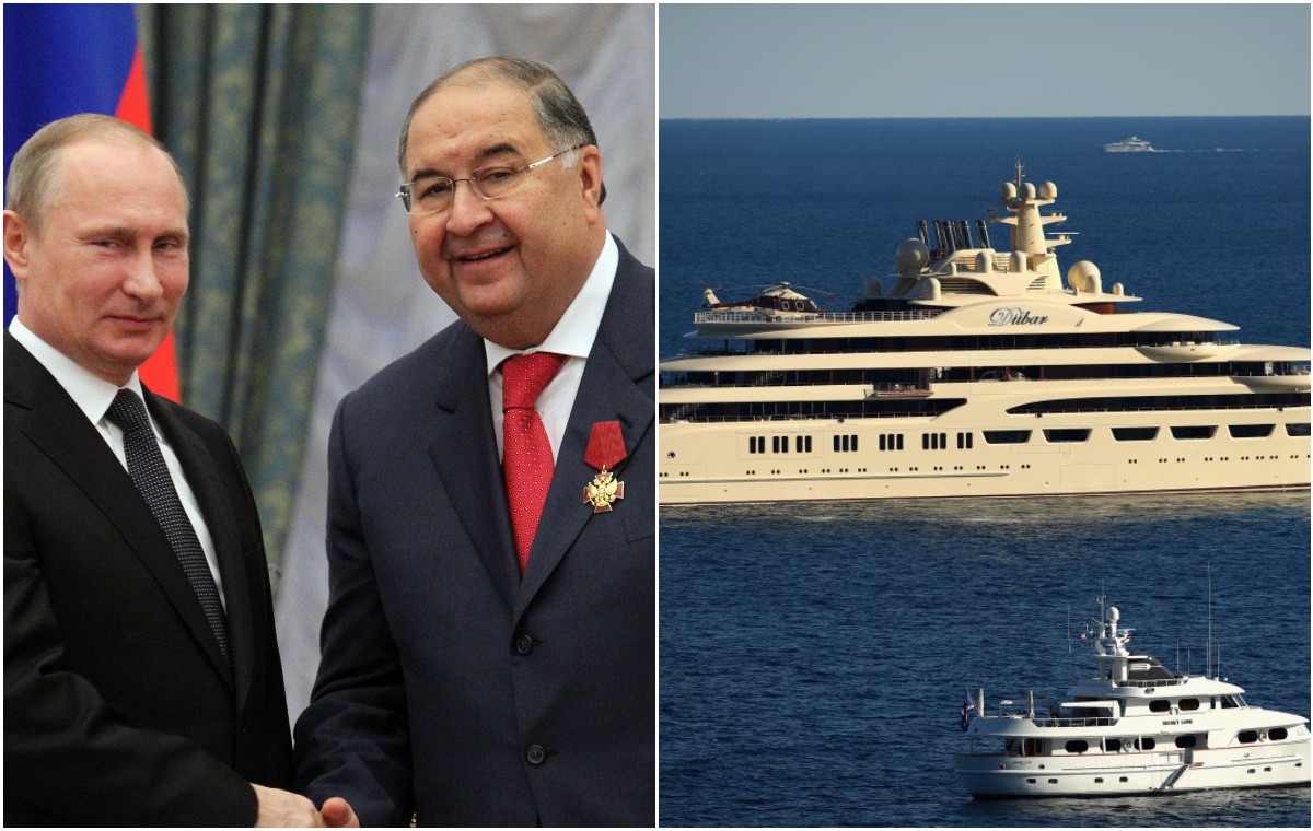 putin usmanov yacht