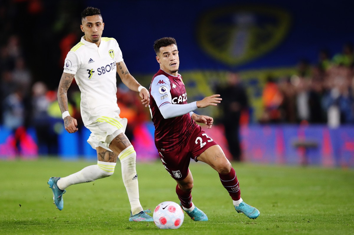 raphinha coutinho leeds utd aston villa