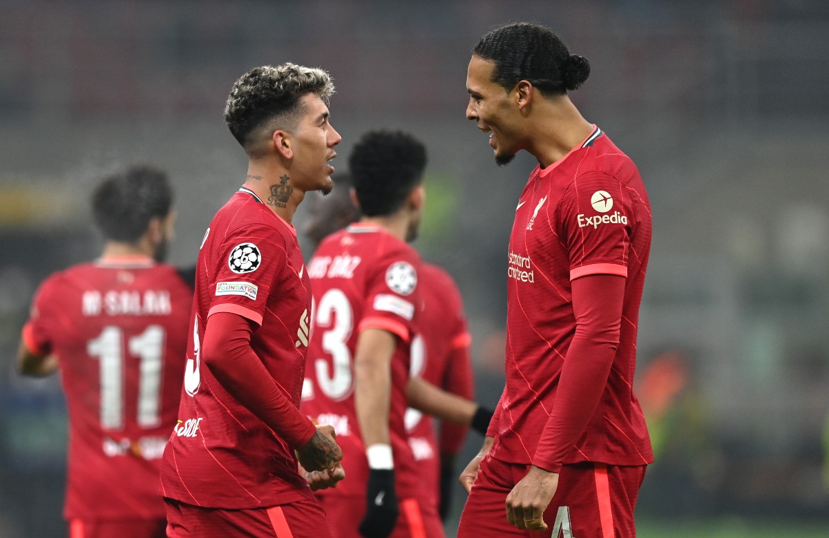 roberto firmino virgil van dijk liverpool fc
