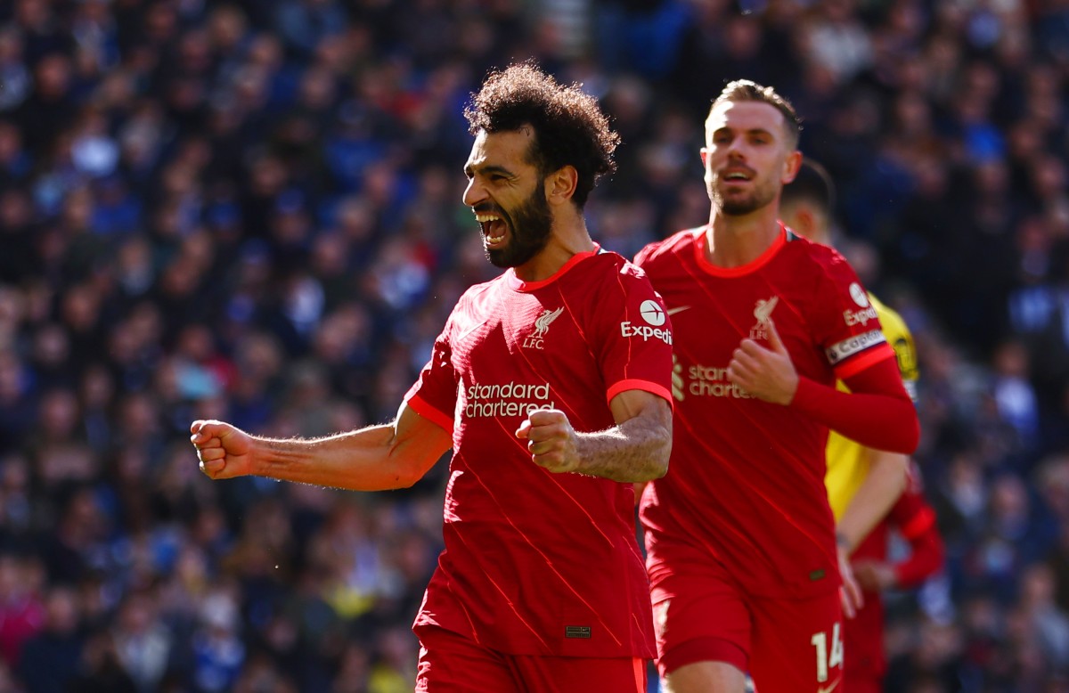 salah henderson liverpool brighton