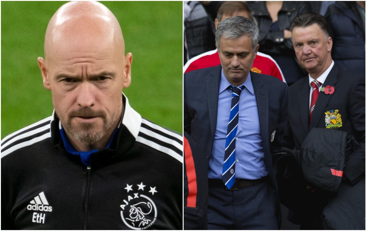 ten hag mourinho van gaal