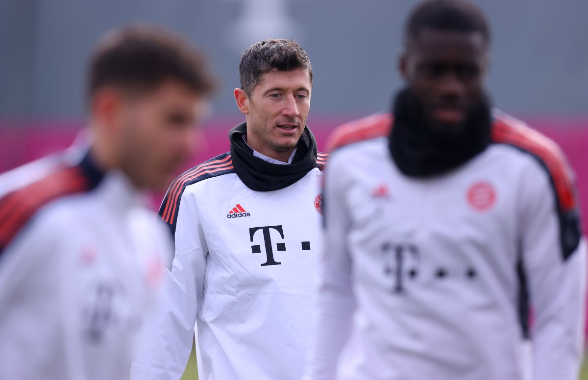 training lewandowski bayern munich
