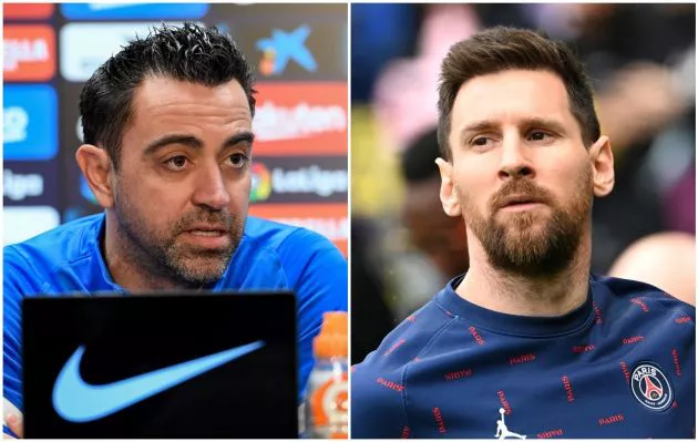 xavi manager messi psg
