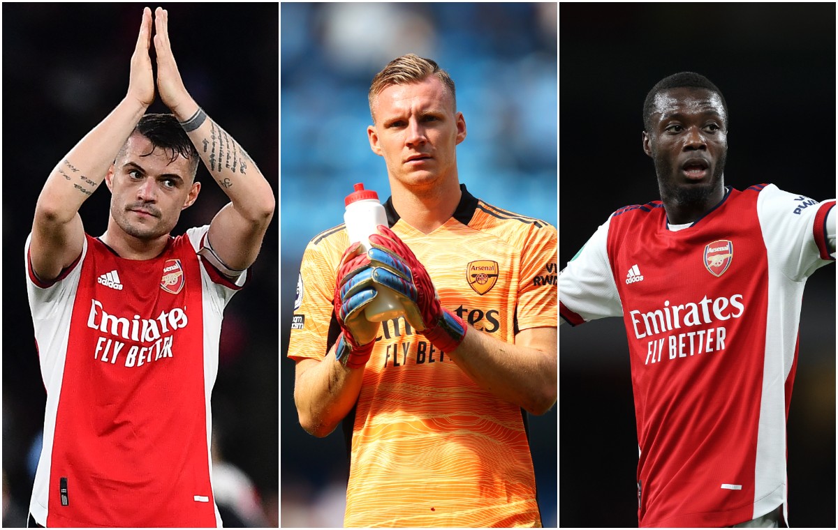 xhaka leno pepe arsenal