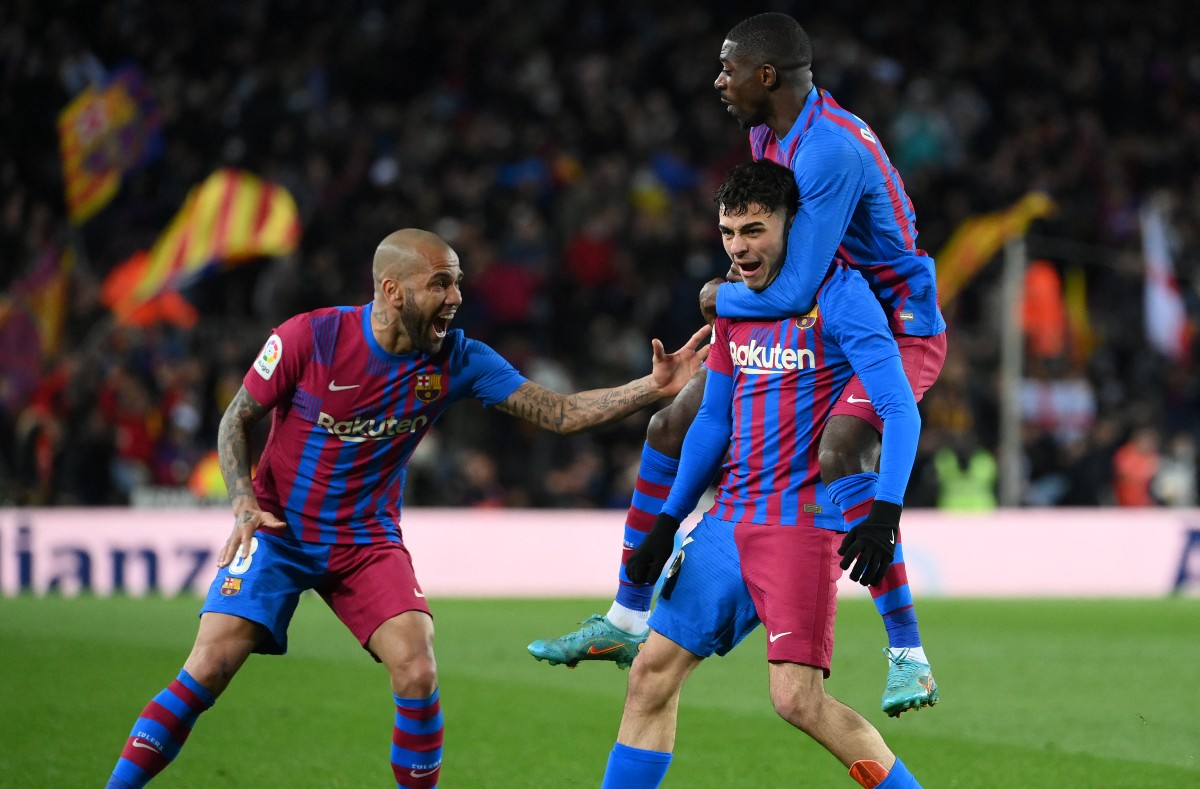 Alves Pedri Dembele Barcelona
