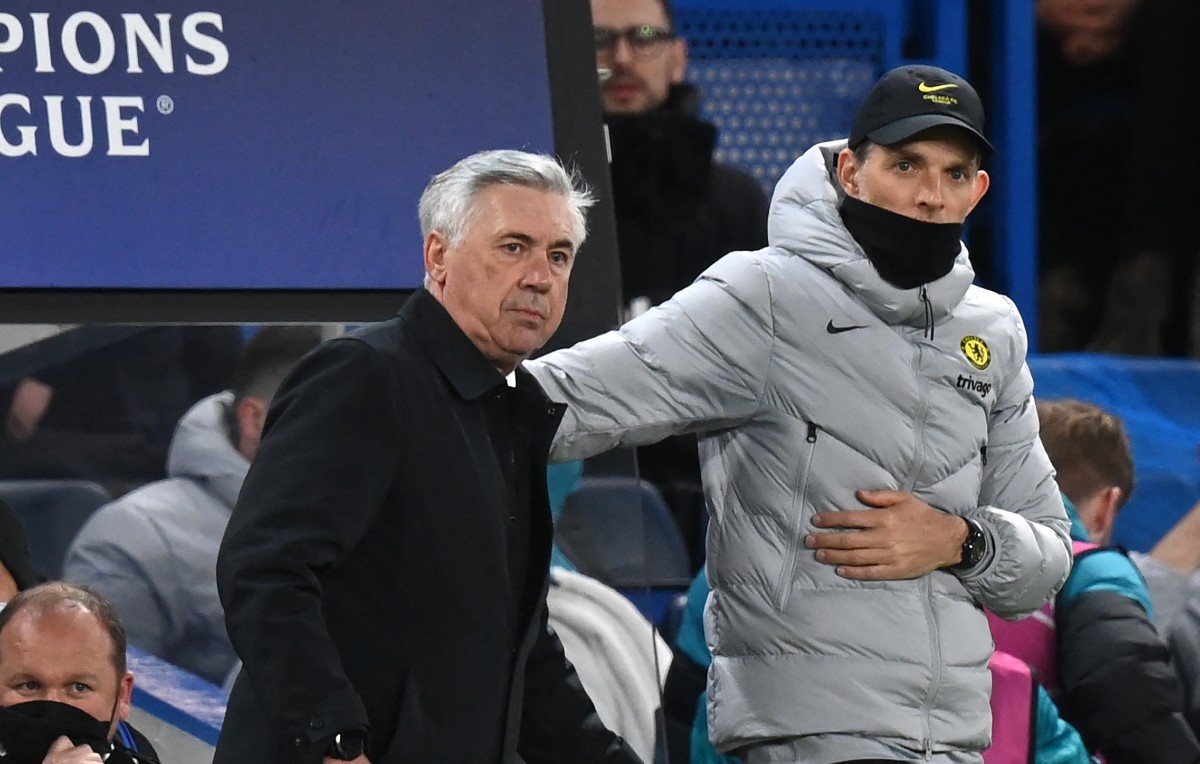 Ancelotti Tuchel Real Madrid Chelsea