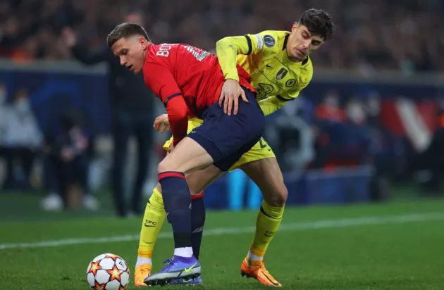 Botman Havertz Lille vs Chelsea
