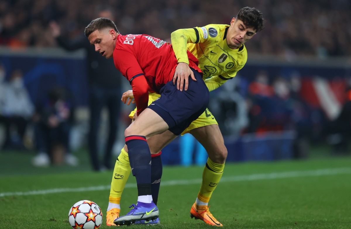 Botman Havertz Lille vs Chelsea