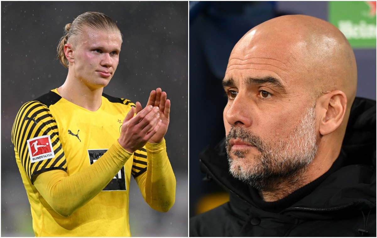 Erling Haaland Pep Guardiola
