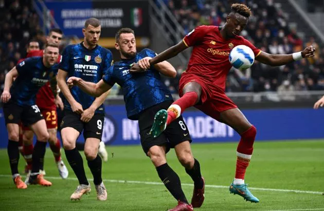 Inter Milan vs Roma 2022 Tammy Abraham