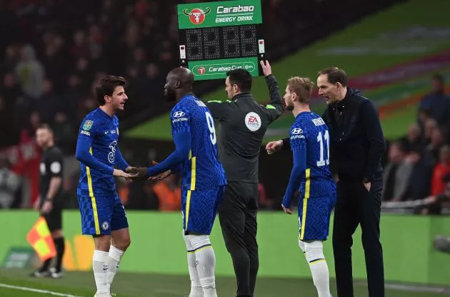 Mount Lukaku Werner Tuchel Chelsea cup final