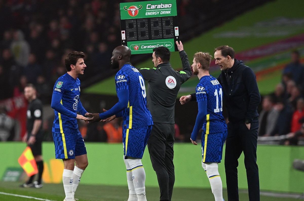 Mount Lukaku Werner Tuchel Chelsea cup final