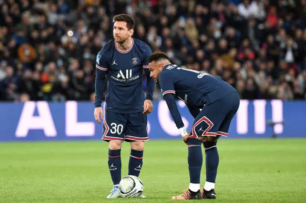 Psg messi and neymar 2022