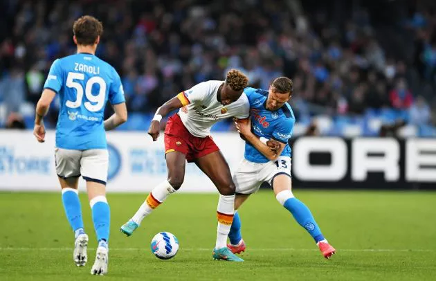 Tammy Abraham Roma vs Napoli 2022