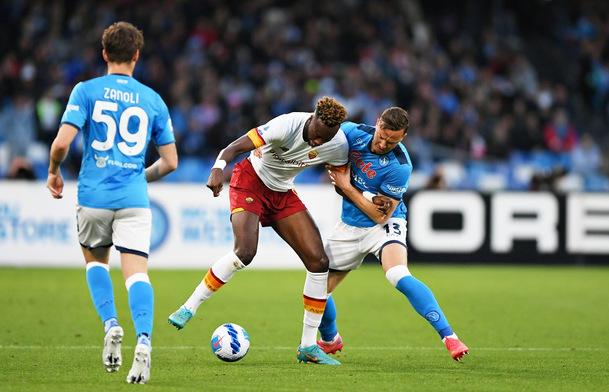 Tammy Abraham Roma vs Napoli 2022