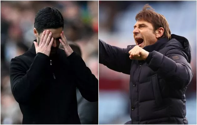 arteta and conte arsenal tottenham