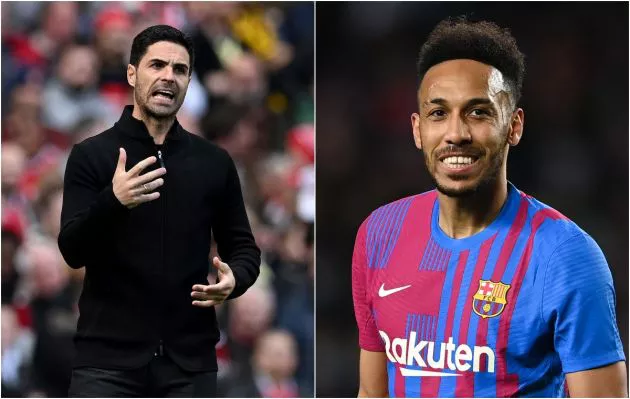 mikel arteta pierre-emerick aubameyang