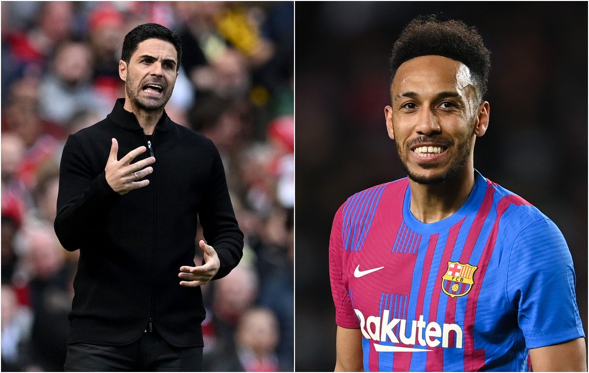 mikel arteta pierre-emerick aubameyang