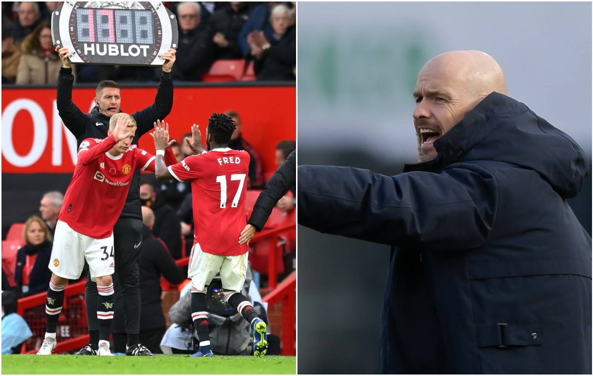 donny van de beek fred erik ten hag