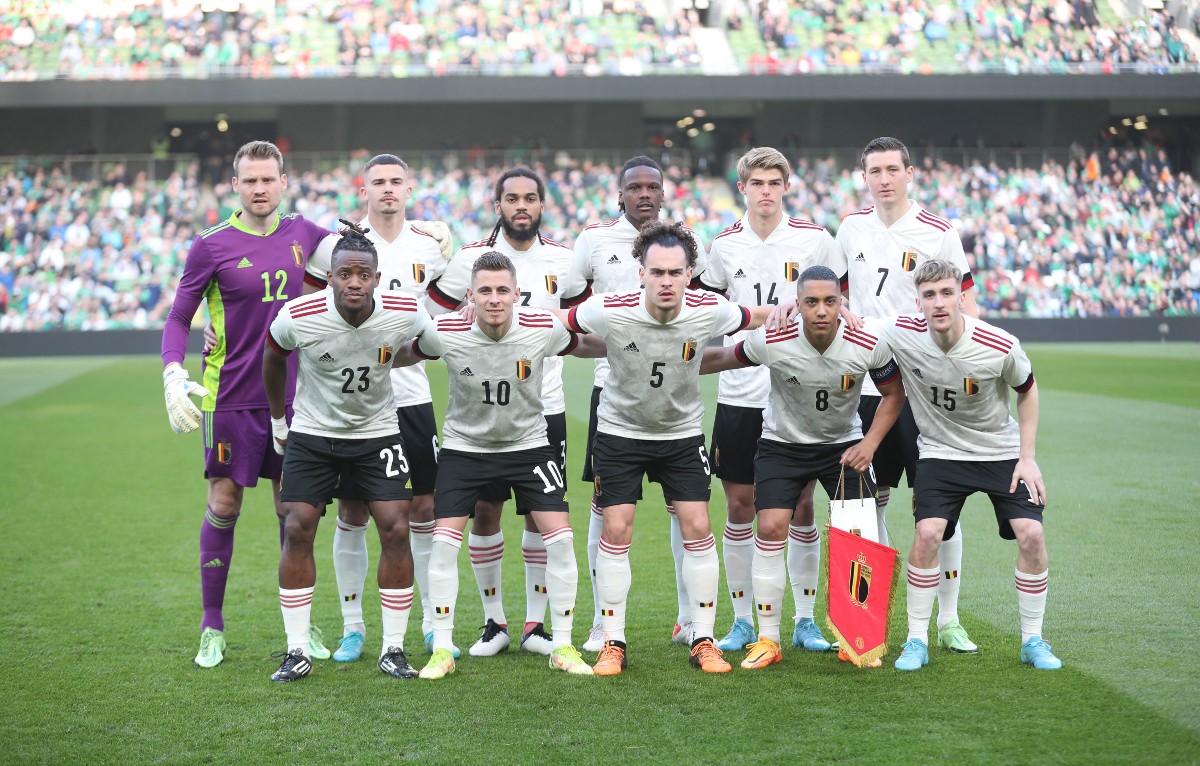 belgium vs ireland line up tielemans