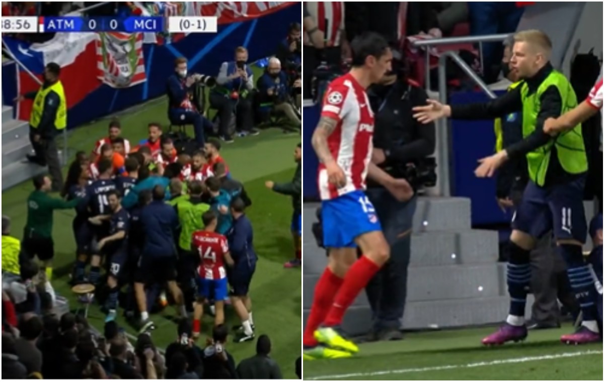 city atletico madrid brawl