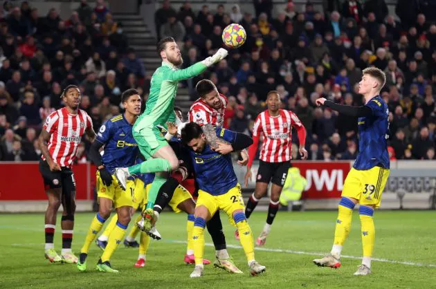 de gea man united brentford