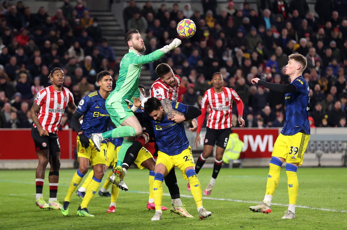 de gea man united brentford