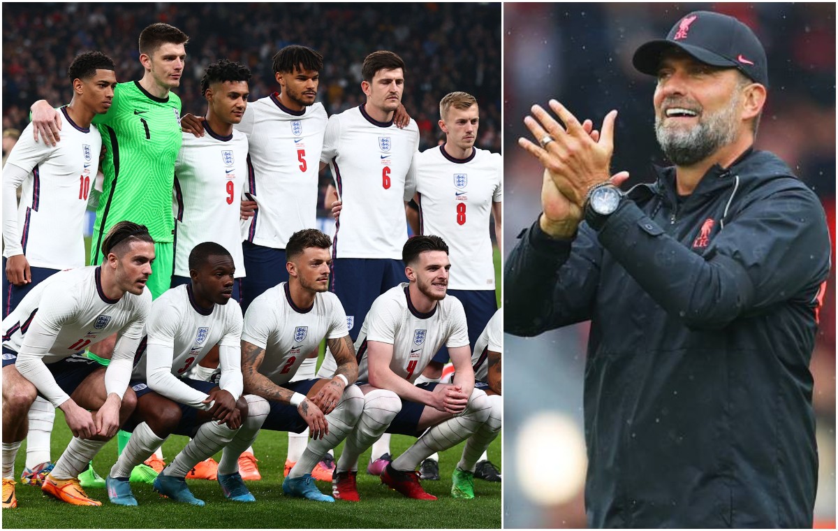 england bellingham rice maguire klopp