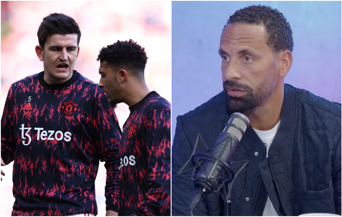 harry maguire jadon sancho rio ferdinand man united