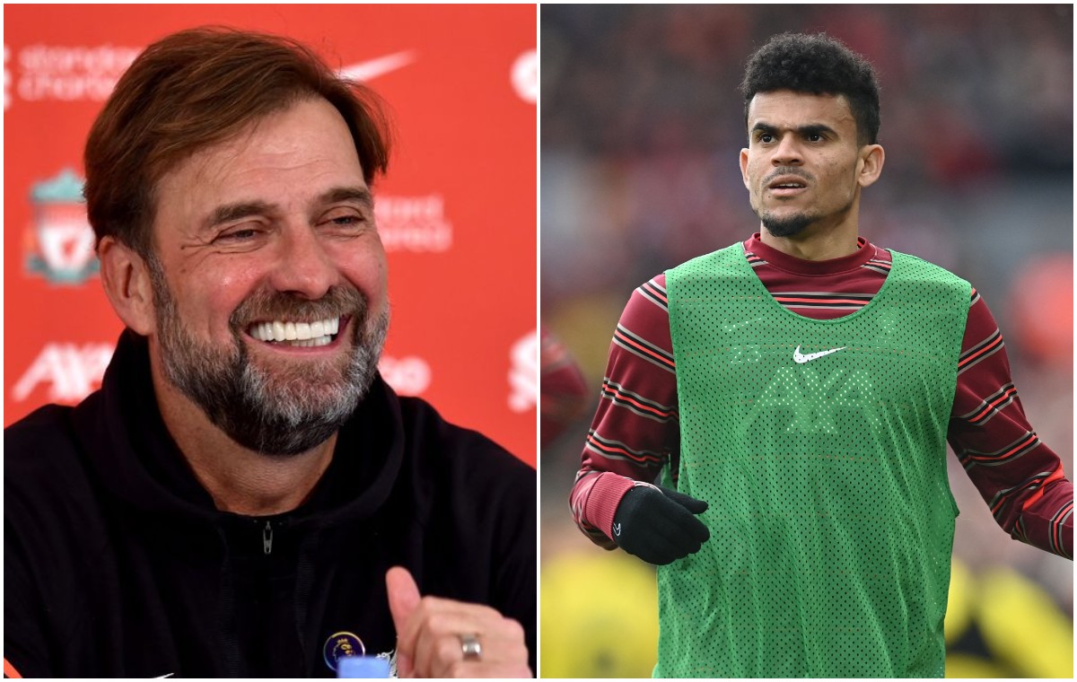 jurgen klopp funny luis diaz