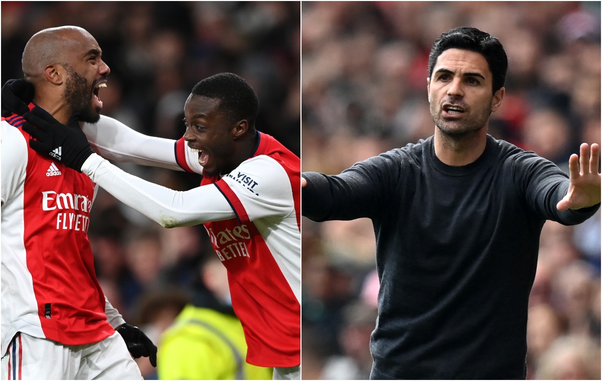 lacazette pepe mikel arteta afc