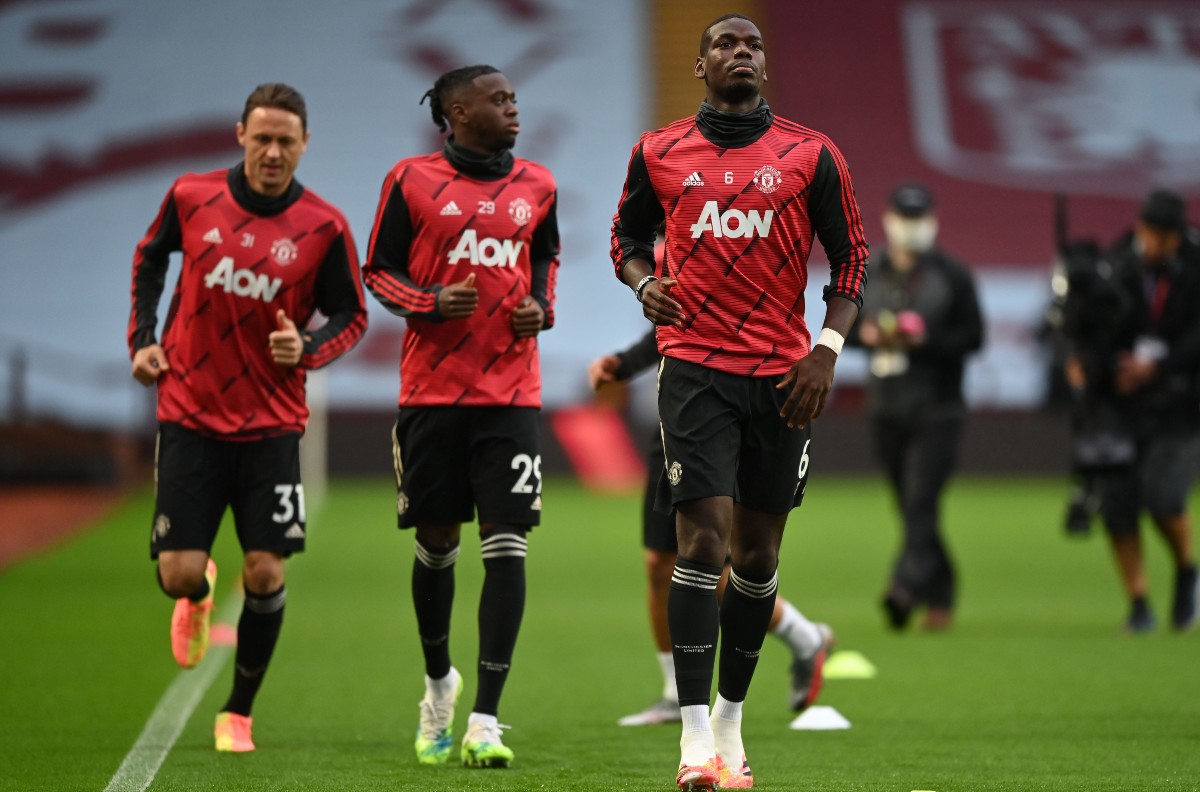 matic wan-bissaka pogba man utd
